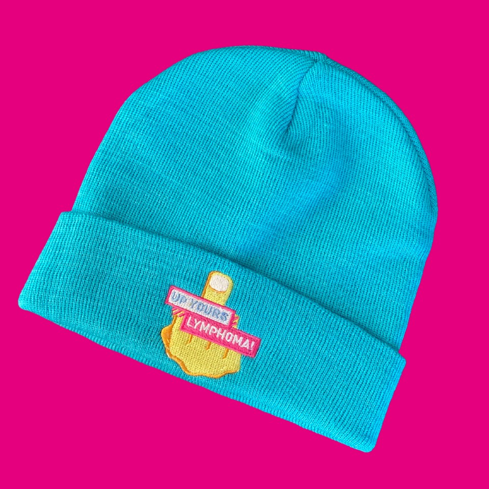 UP YOURS LYMPHOMA BEANIE