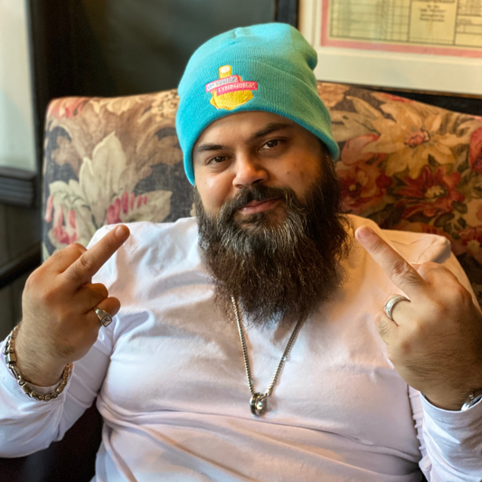 UP YOURS LYMPHOMA BEANIE